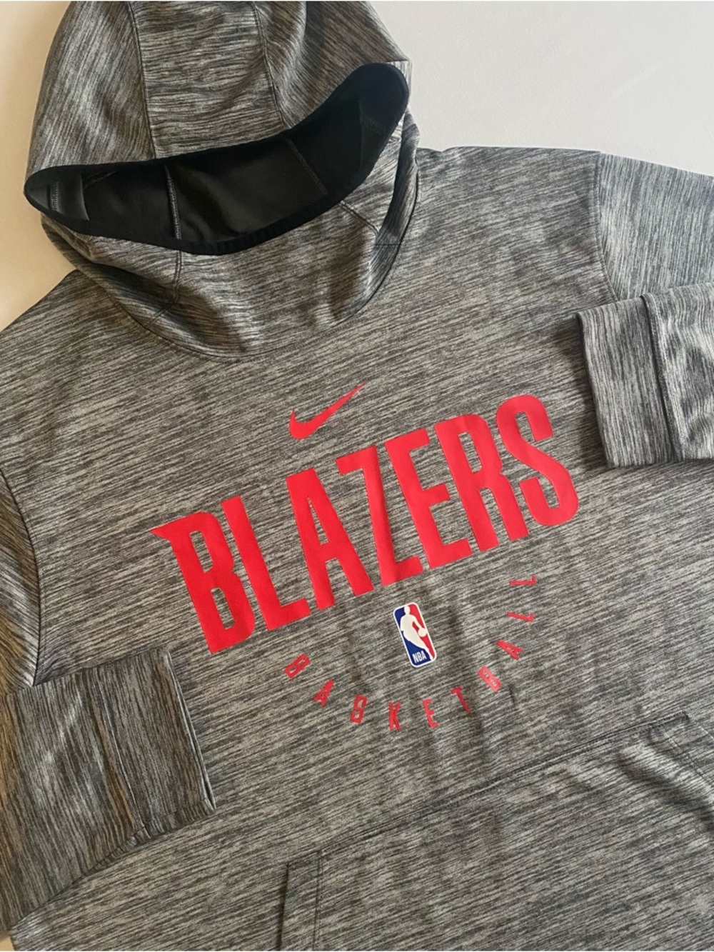 Nike Portland Trail Blazers Scuba Hood Sweatshirt Mens 2XL NBA TEAM ISSUE Hoodie